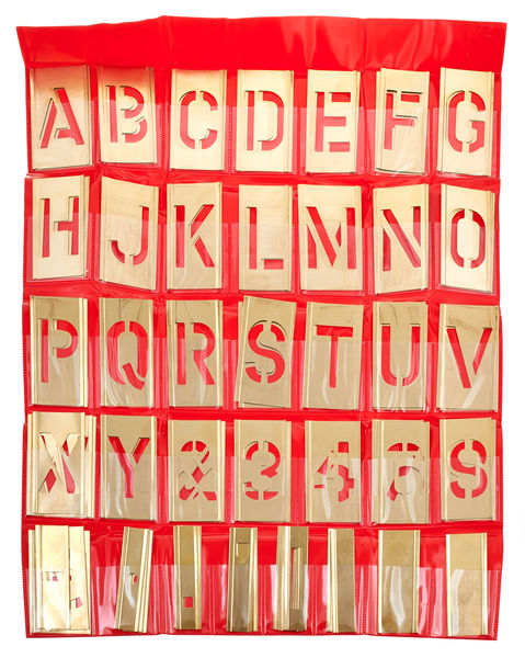 5802 Stencil Set Adam Hall