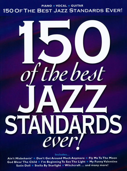 150 Of The Best Jazz Standards Hal Leonard