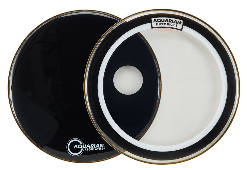 22" Super Kick Clear Bass Set Aquarian