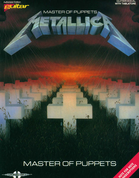Metallica Master Of Puppets Cherry Lane Music Company
