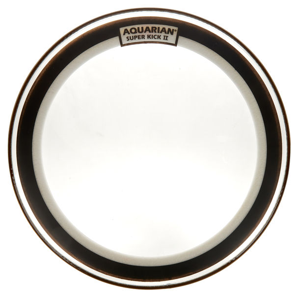 22" Super Kick II Clear Bass Aquarian