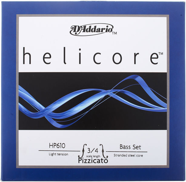 HP610-3/4L Helicore Bass 3/4 Daddario