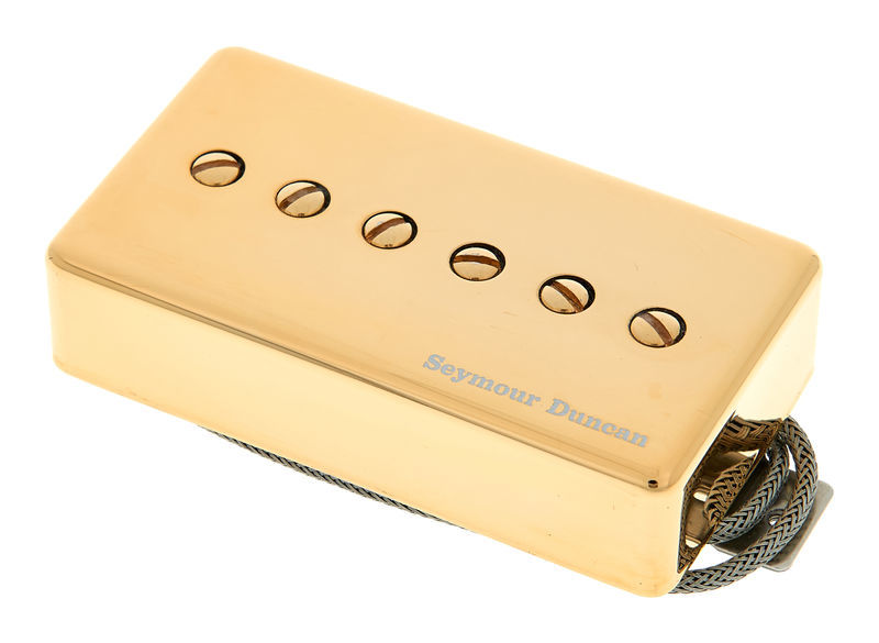 Gold n 1. Seymour Duncan phat Cat p90. P90 humbucker