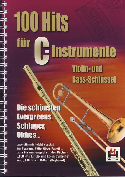 100 Hits für C-Instrumente Musikverlag Hildner