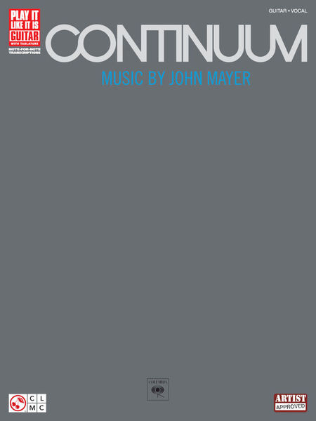 John Mayer Continuum Cherry Lane Music Company