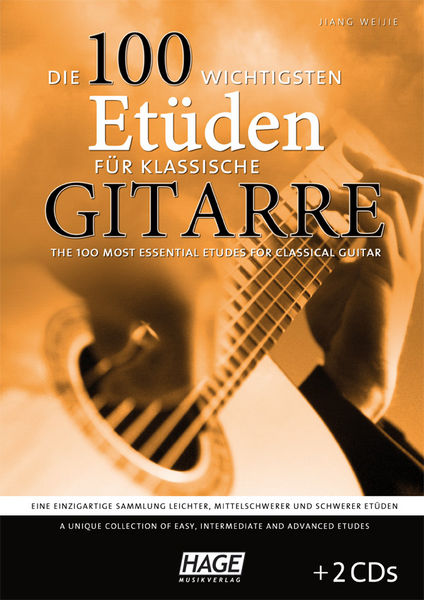 100 Etudes Classical Guitar Hage Musikverlag