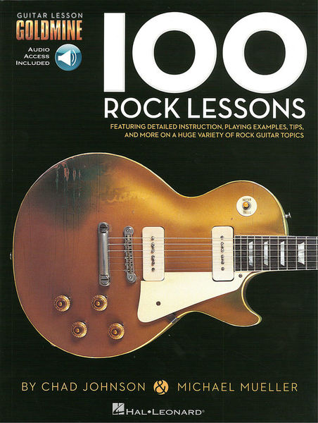 100 Rock Lessons Guitar Hal Leonard