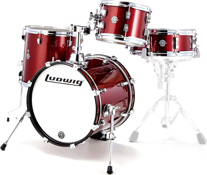 Breakbeats Wine Red Sparkle Ludwig