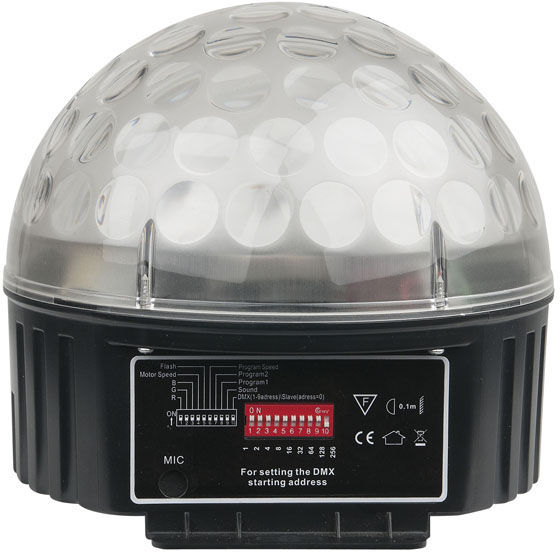 Disco Star 3x 3 Watt RGB Ball Showtec
