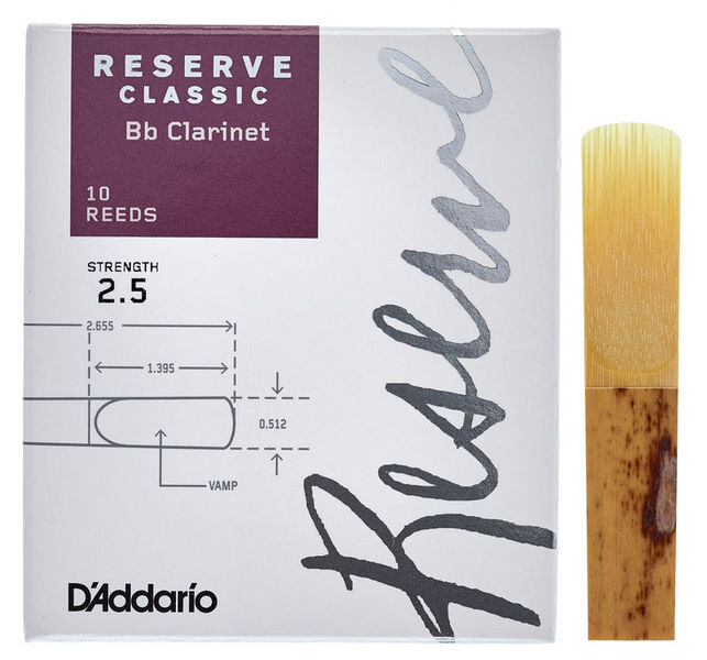 Reserve Clarinet Classic 2.5 DAddario Woodwinds