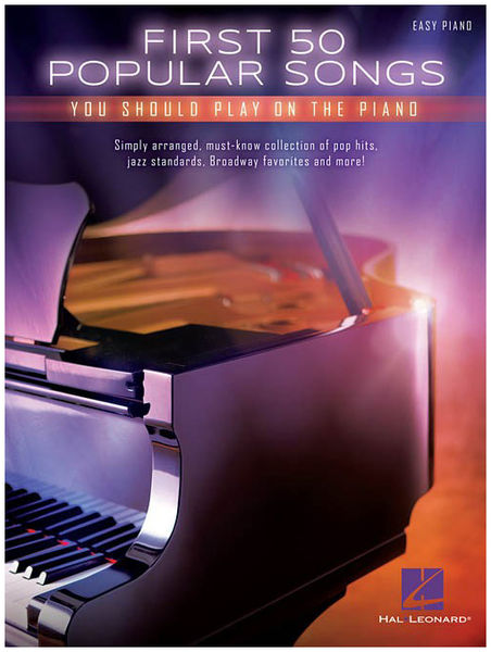 First 50 Popular Songs Piano Hal Leonard