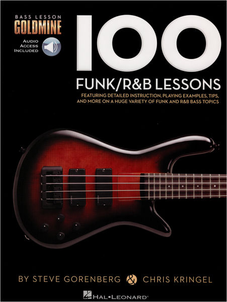100 Funk/R&B Lessons Bass Hal Leonard