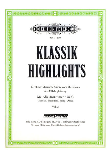 Klassik Highlights Vol.2 C.F. Peters