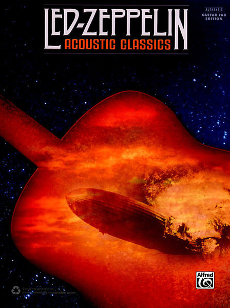 Led Zeppelin Acoustic Classics Alfred Music Publishing