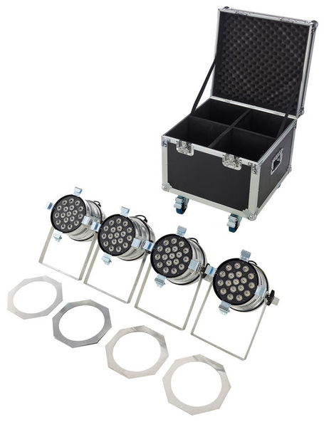 LED Par 64 CX-3 Tourpack 4 S Stairville