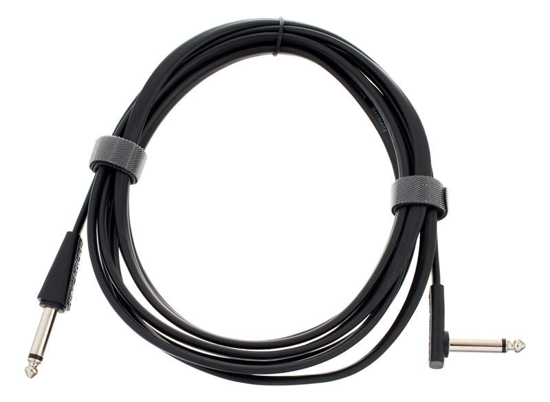 Flat Lead Cable 300cm S/A blk Rockboard
