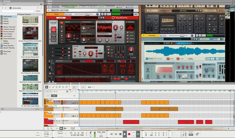 Werbung: Propellerhead Reason 10 DAW / Bild: Thomann.de Propellerhead Reason 10 DAW / Bild: Thomann.de