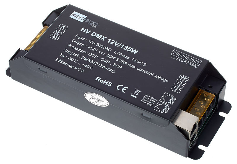Power Supply HV DMX 12V/135W KapegoLED