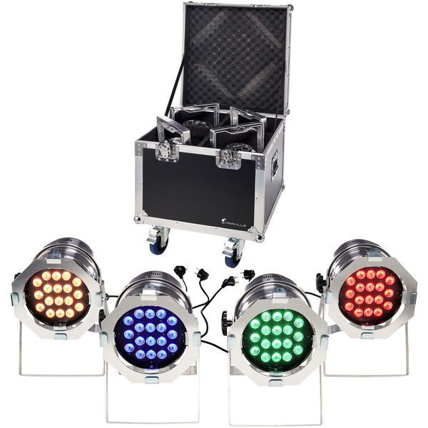 LED Par 64 CX-6 Tourpack 4 S Stairville
