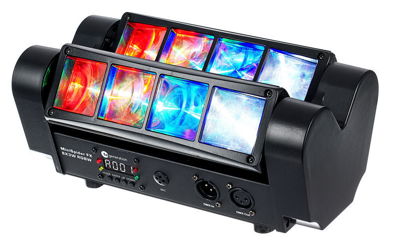 MiniSpider FX 8x3W RGBW Fun Generation