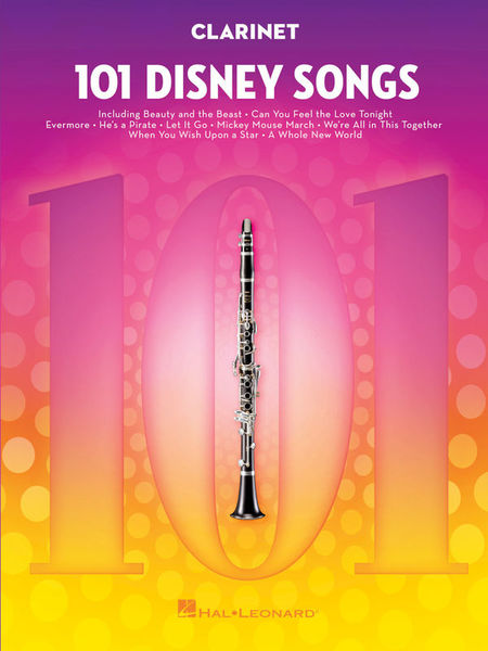 101 Disney Songs Clarinet Hal Leonard