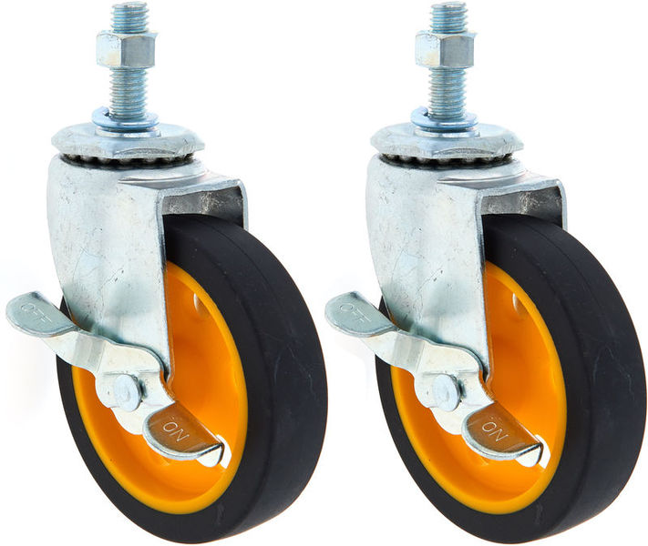RCSTR4X1 4"x 1" Casters w. Br. RockNRoller