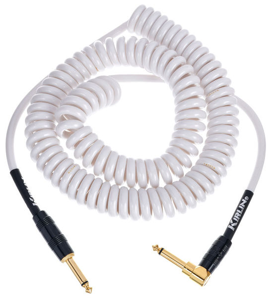 Premium Coil Cable 6m White Kirlin