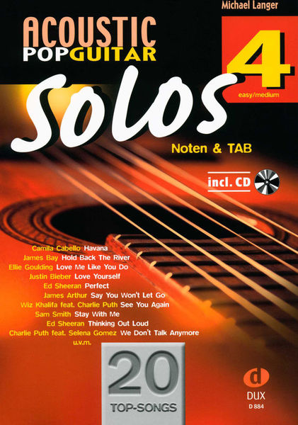 Acoustic Pop Guitar Solos 4 Edition Dux