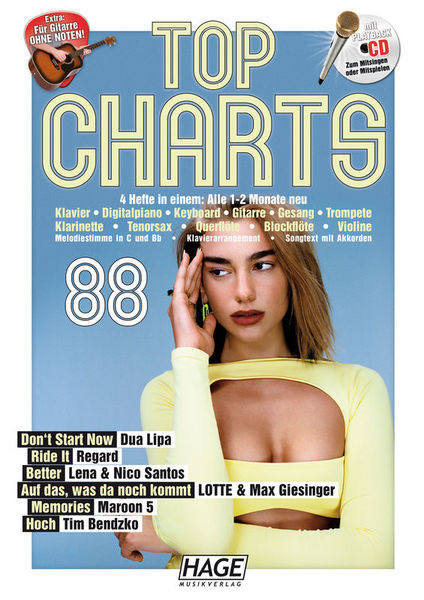 Top Charts 88 Hage Musikverlag
