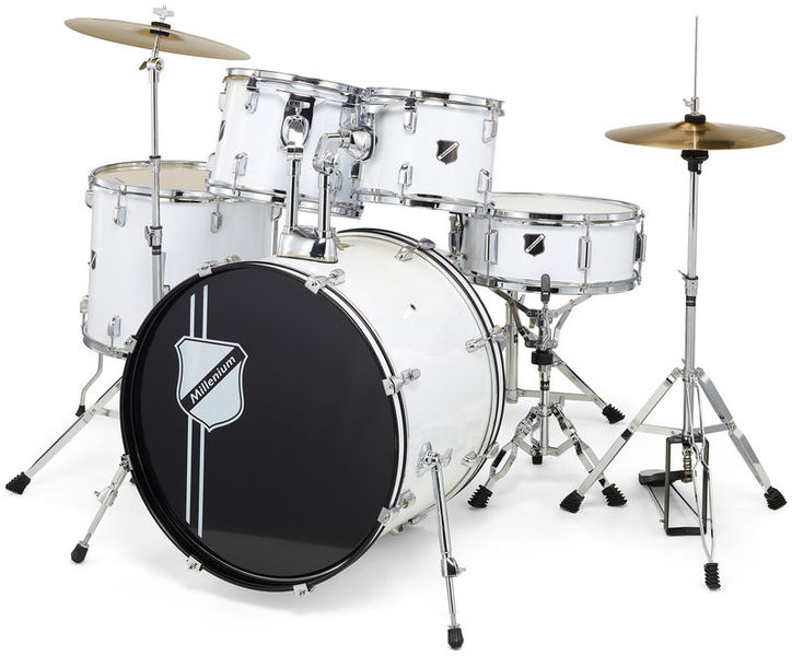 Focus 20 Drum Set White Millenium