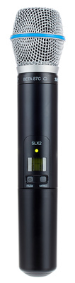 Shure SLX 2 Beta 87C S10 – Thomann Norway Shure SLX 2 Beta 87C S10 – Thomann Norway
