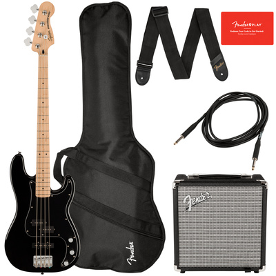 Squier (Aff. P Bass MN PJ PACK BK)